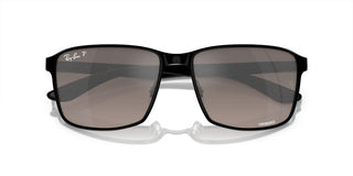 Ray-Ban RB 3721CH unisex Black Squared Sunglasses