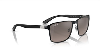 Ray-Ban RB 3721CH unisex Black Squared Sunglasses