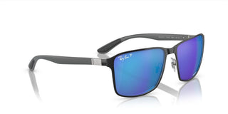 Ray-Ban RB 3721CH unisex Silver Squared Sunglasses