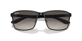 Ray-Ban RB 3721 unisex Black Squared Sunglasses