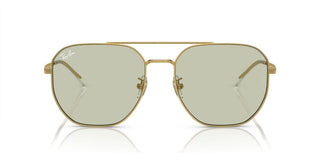 Ray-Ban RB 3724D unisex Gold Pilot Sunglasses