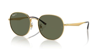 Ray-Ban RB 3727D unisex Gold Round Sunglasses