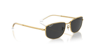 Ray-Ban RB 3732 unisex Gold Geometric Sunglasses