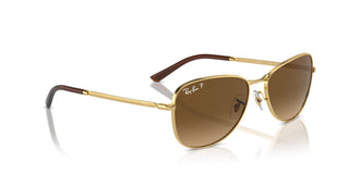 Ray-Ban RB 3733 unisex Gold Pilot Sunglasses