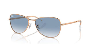 Ray-Ban RB 3733 unisex Rose gold Pilot Sunglasses