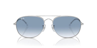 Ray-Ban RB 3735 unisex Silver Pilot Sunglasses