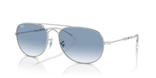 Ray-Ban RB 3735 unisex Silver Pilot Sunglasses