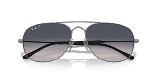 Ray-Ban RB 3735 unisex Ruthenium Pilot Sunglasses