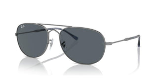 Ray-Ban RB 3735 unisex Ruthenium Pilot Sunglasses