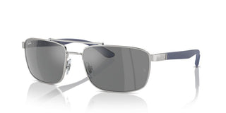 Ray-Ban RB 3737 unisex Silver Pilot Sunglasses