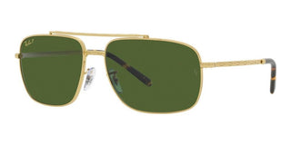 Ray-Ban RB 3796 unisex Gold Geometric Sunglasses