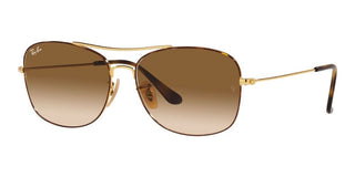 Ray-Ban RB 3799 unisex Havana Squared Sunglasses