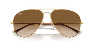 Ray-Ban RB 3825 unisex Gold Pilot Sunglasses