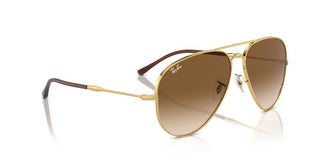 Ray-Ban RB 3825 unisex Gold Pilot Sunglasses