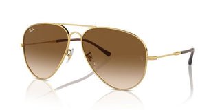 Ray-Ban RB 3825 unisex Gold Pilot Sunglasses