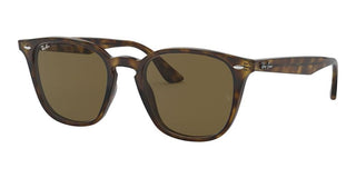 Ray-Ban RB 4258 unisex Havana Geometric Sunglasses