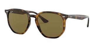 Ray-Ban RB 4306 unisex Havana Geometric Sunglasses