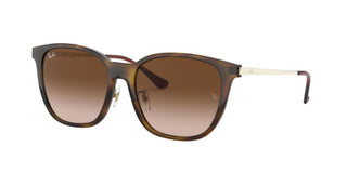 Ray-Ban RB 4333D unisex Havana Squared Sunglasses