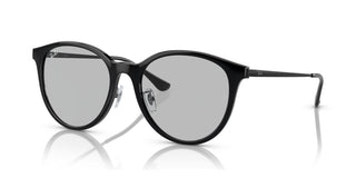 Ray-Ban RB 4334D unisex Black Round Sunglasses