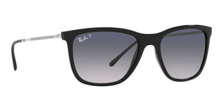 Ray-Ban RB 4344 unisex Black Geometric Sunglasses