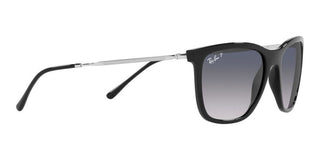 Ray-Ban RB 4344 unisex Black Geometric Sunglasses