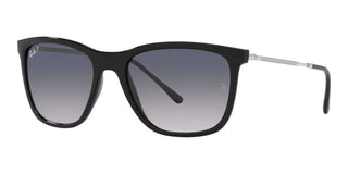 Ray-Ban RB 4344 unisex Black Geometric Sunglasses