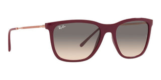 Ray-Ban RB 4344 unisex Red Geometric Sunglasses