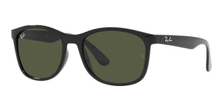 Ray-Ban RB 4374 unisex Black Squared Sunglasses