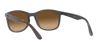 Ray-Ban RB 4374 unisex Brown Squared Sunglasses