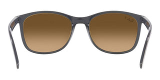 Ray-Ban RB 4374 unisex Brown Squared Sunglasses