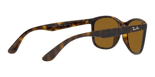 Ray-Ban RB 4374 unisex Havana Squared Sunglasses