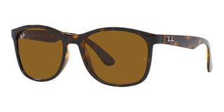 Ray-Ban RB 4374 unisex Havana Squared Sunglasses