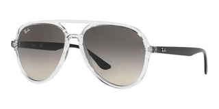 Ray-Ban RB 4376 unisex Transparent Pilot Sunglasses