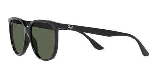 Ray-Ban RB 4378 women Black Squared Sunglasses