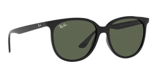 Ray-Ban RB 4378 women Black Squared Sunglasses