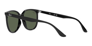 Ray-Ban RB 4378 women Black Squared Sunglasses