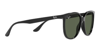 Ray-Ban RB 4378 women Black Squared Sunglasses