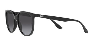 Ray-Ban RB 4378 women Black Squared Sunglasses