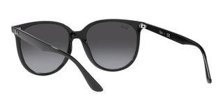 Ray-Ban RB 4378 women Black Squared Sunglasses