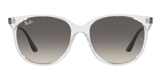 Ray-Ban RB 4378 women Transparent Squared Sunglasses