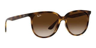 Ray-Ban RB 4378 women Havana Squared Sunglasses