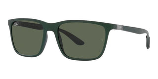 Ray-Ban RB 4385 men Green Squared Sunglasses