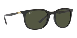 Ray-Ban RB 4386 unisex Black Squared Sunglasses