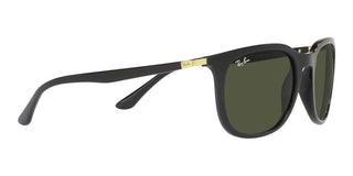 Ray-Ban RB 4386 unisex Black Squared Sunglasses