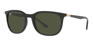 Ray-Ban RB 4386 unisex Black Squared Sunglasses