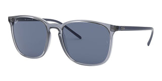 Ray-Ban RB 4387 men Blue Geometric Sunglasses