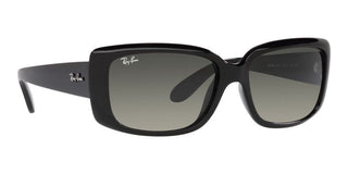 Ray-Ban RB 4389 women Black Squared Sunglasses