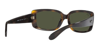 Ray-Ban RB 4389 women Havana Squared Sunglasses