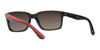 Ray-Ban RB 4393M unisex Red Visor Sunglasses