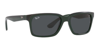 Ray-Ban RB 4393M unisex Green Visor Sunglasses